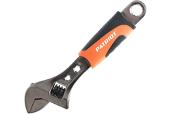 Разводной ключ PATRIOT AWF-150, обрезиненная ручка, 150мм 350002015