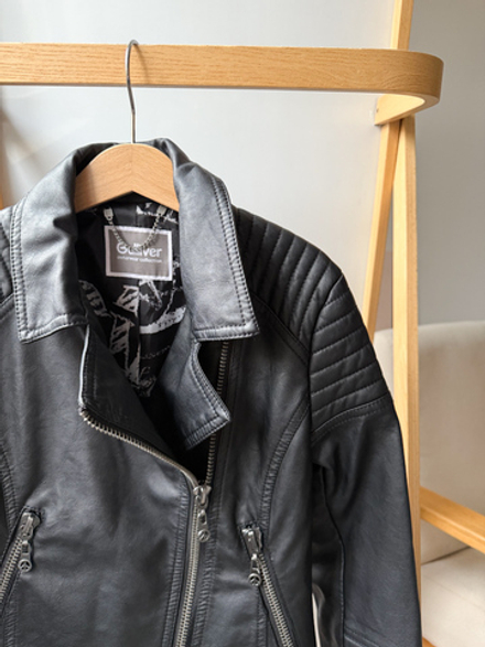 Новая куртка-косуха из экокожи Gulliver, 146