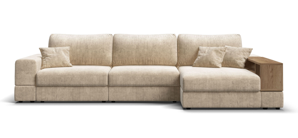 Угловой диван-кровать BOSS MODOOL XL шенилл Gloss беж