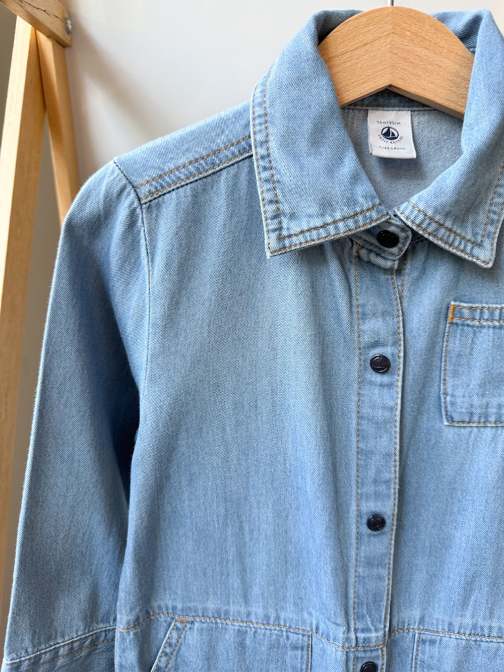 Хлопковый комбинезон Petit Bateau, 98