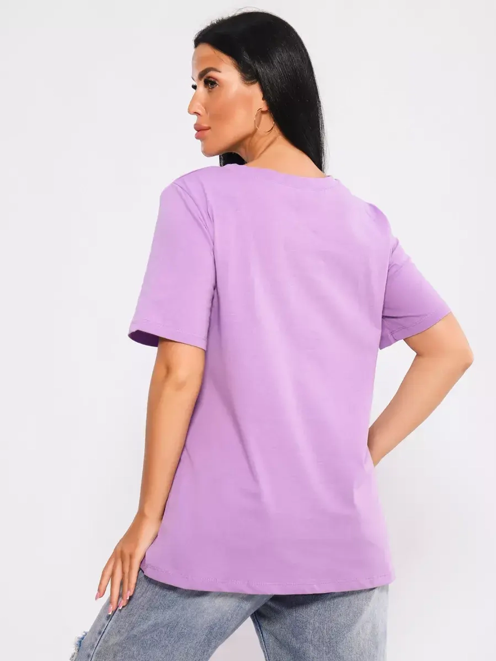 Футболка базовая большие размеры