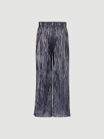 Брюки из фактурного полотна Mjölk Blue Silver