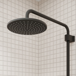 Душевая система 35к IDDIS AIGBL3Fi06 "Aiger" лейка "Тропический душ" ЧЕРНЫЙ матовый