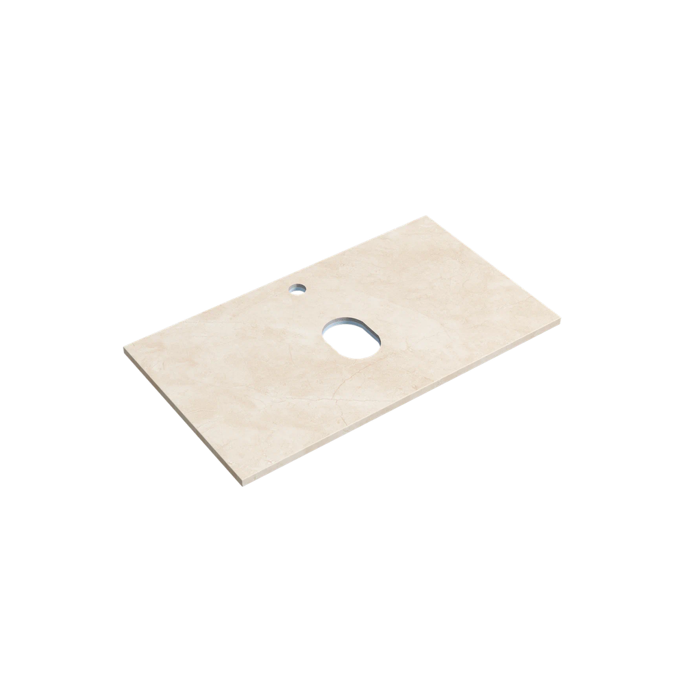 Sancos Столешница для ванной комнаты 800х460 с отверстием под смеситель, цвет kreman, артикул TT80A2X