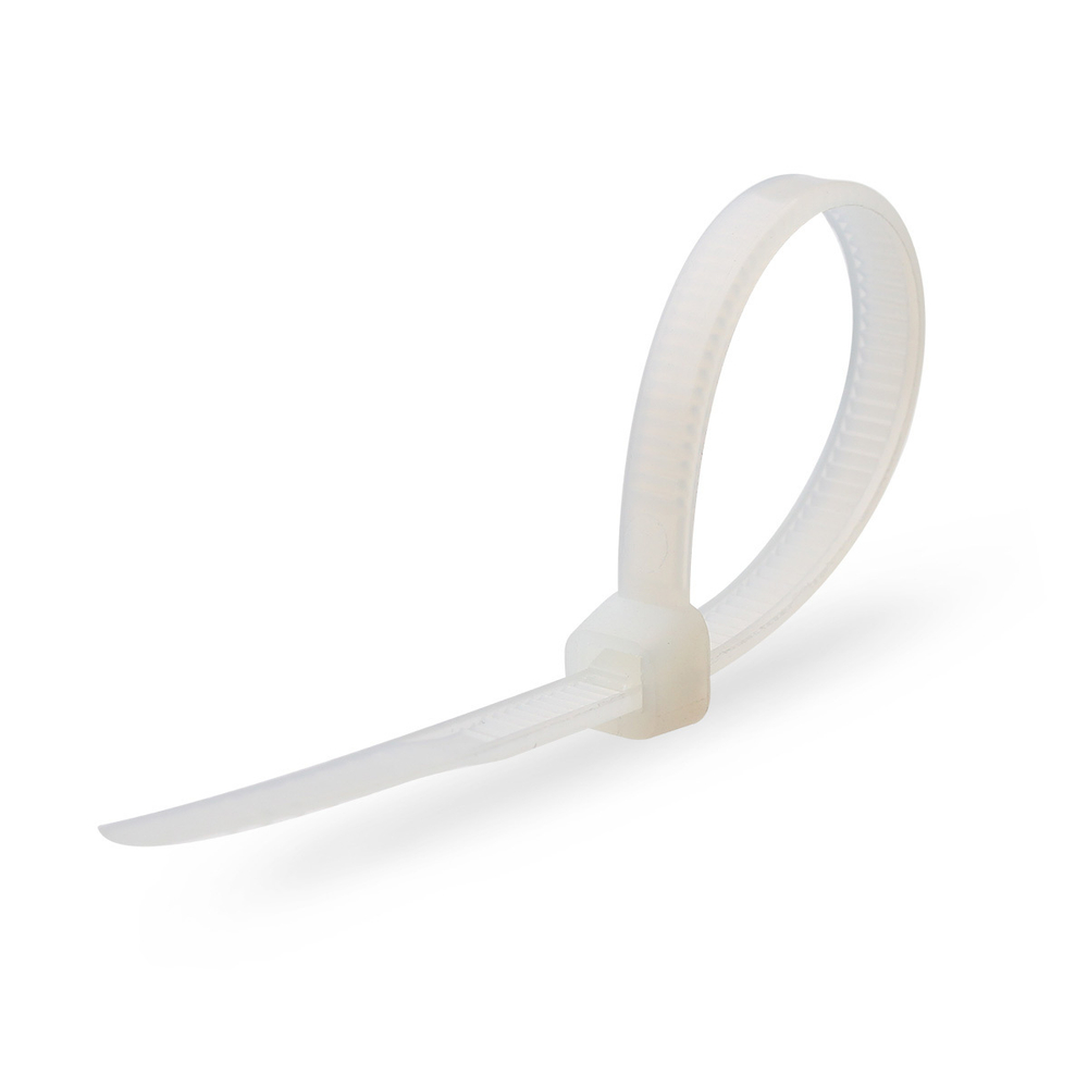 Стяжки нейлоновые КСС 4х300 белые (100шт/уп) (For tisflex) КВТ 49399