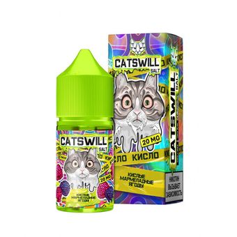 Жидкость CATSWILL Sour Salt 2% 30 ml - Кислые Мармеладные Ягоды