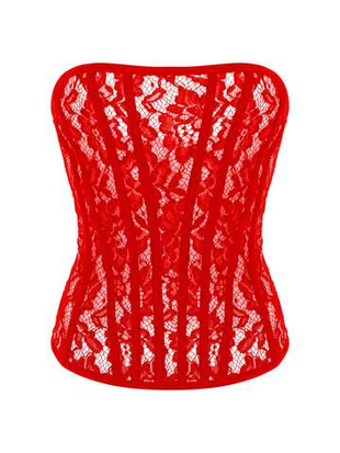 Удлиненный топ из кружева