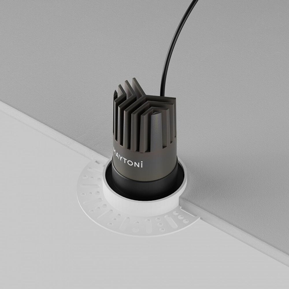 Встраиваемый светильник Maytoni  DL124-10W-3K-TRS-B