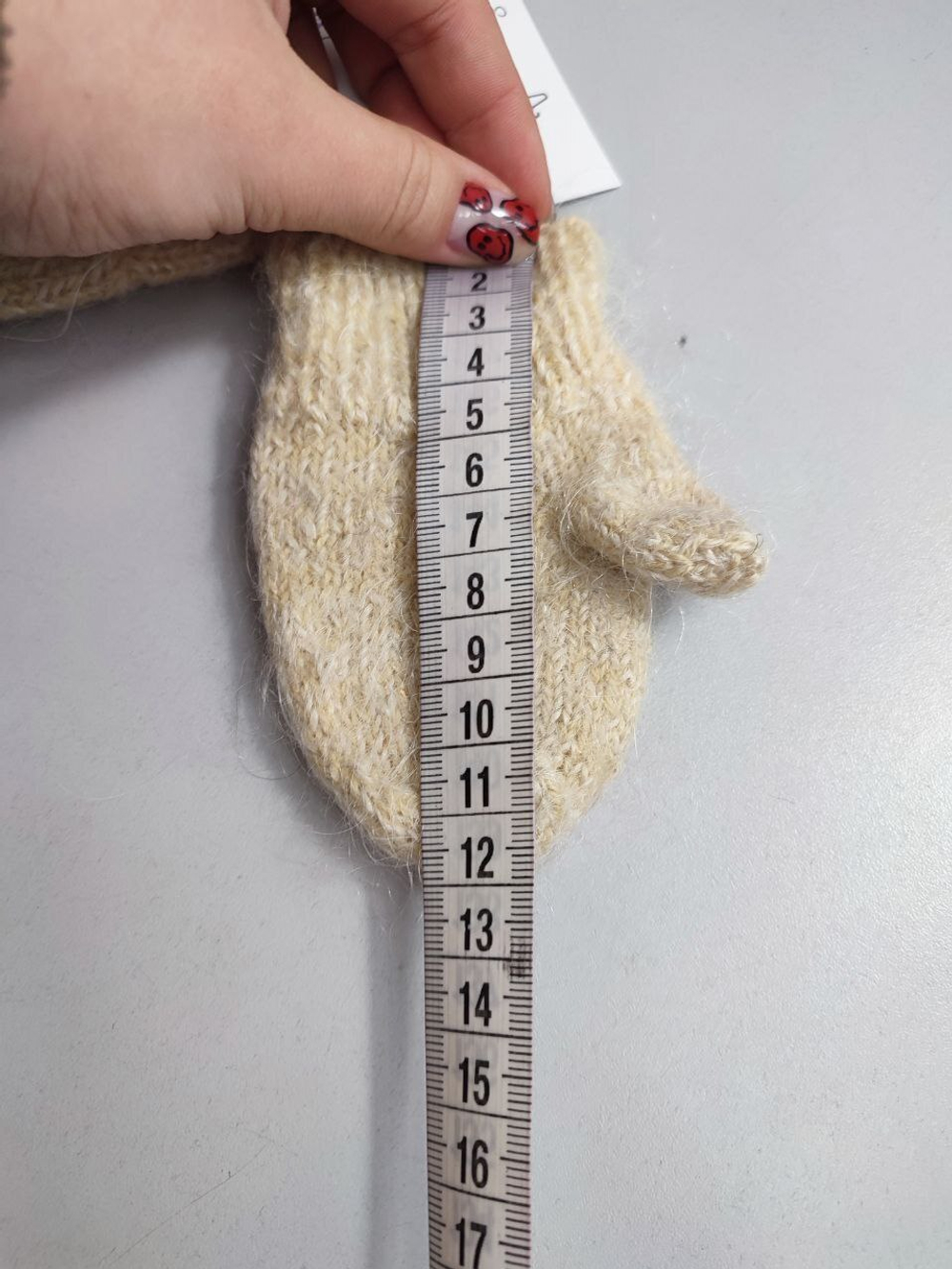 Рукавички из шерсти на 1/1,5 года