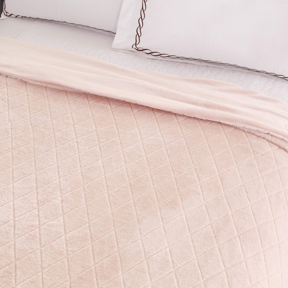 Плед 220х240 Sofi De MarkO Элайза персиковый