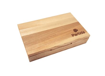 Шкатулка для домино из ясеня Partida