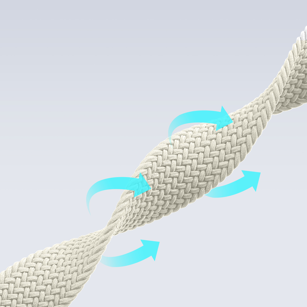 Эластичный ремешок серого цвета (Starlight) для смарт часов Apple Watch размером 42, 44, 45, 46, 49MM, серия Mixture Ultra Series от Dux Ducis