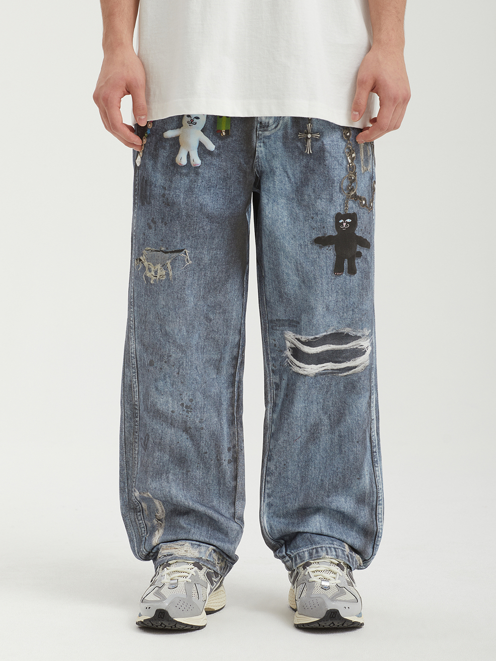 Мужские Джинсы Real Pants Wide Leg