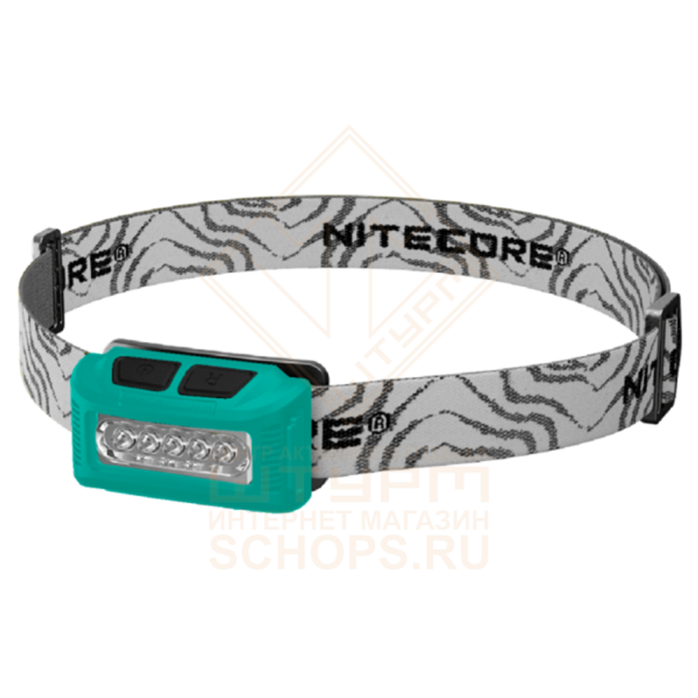 Фонарь налобный Nitecore NU10, Green