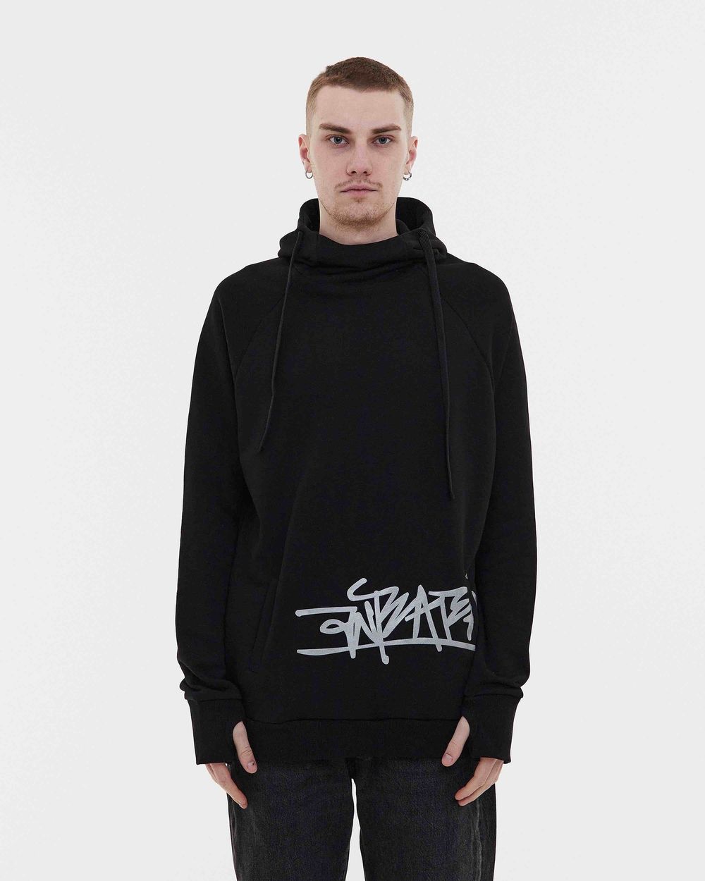 Худи Anteater Big Grey Tag черный