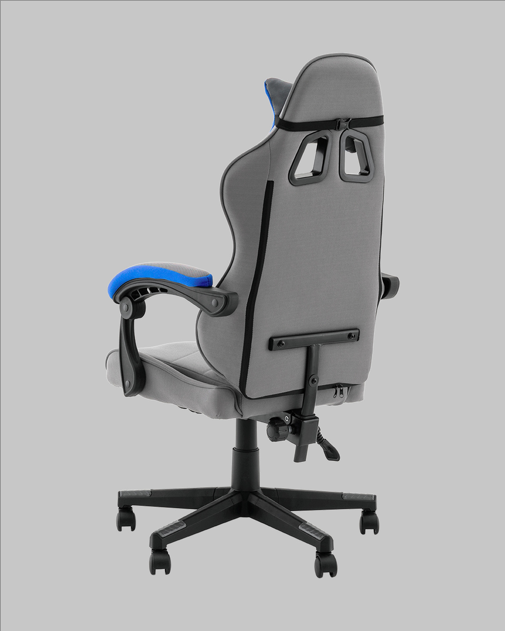 Кресло спортивное TopChairs Phantom серо-голубой