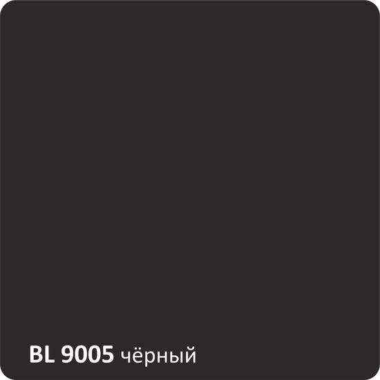 Плита BILDEX PE 3x1500х4000мм чёрная панель BL 9005