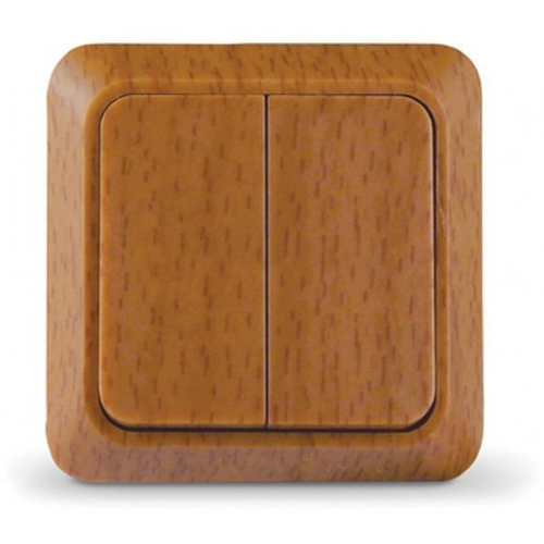 Выключатель Universal Олимп 2-клав. бук 7946727