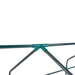 UGH-S33 L270 GREEN-GREEN Парник уличный. 270x90x90см. Металлическая труба в ПВХ. цвет зеленый. Тент из армированного полиэтилена 135г-м2. цвет сетки зеленый. TM ФитоЛето