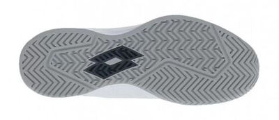 Мужские кроссовки теннисные Lotto Mirage 600 ALR M - all white/asphalt/saffron