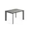 Стол Atta 120 (180) x80 антрацит, керамика