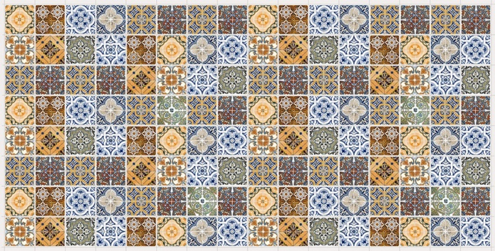 ПАНЕЛЬ ДЕКОРАТИВНАЯ ПВХ GRACE ПИРАМИДА ШАРМ 960Х480ММ 1ШТ