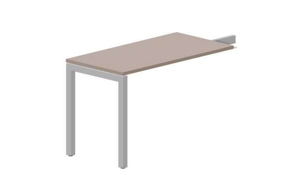 Приставной элемент на опоре 1180х600х750мм (для стол Poloешниц гл.680мм и 780мм)