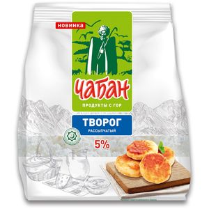 ТВОРОГ 5% 350ГР ЧАБАН