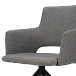 Кресло camila, рогожка, серое