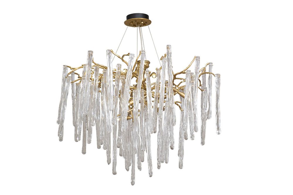 Люстра 120х38см Garda Decor хром 86-8015/1200RS