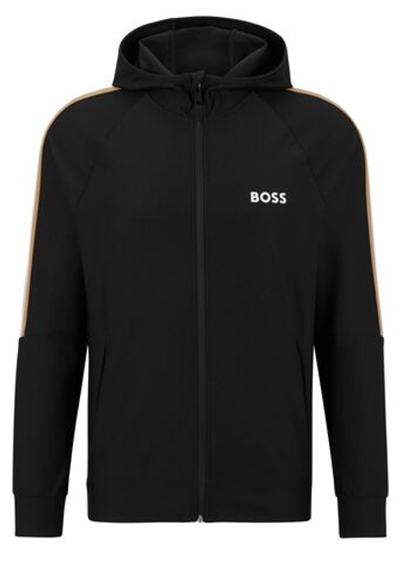 Куртка теннисная BOSS x Matteo Berrettini Zip-Up Hoodie In Active-Stretch Jersey With Logo