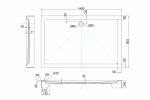 Душевой поддон Royal Bath HP 140х90
