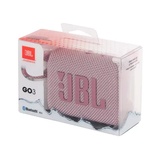 Портативная колонка JBL Go 3 Pink