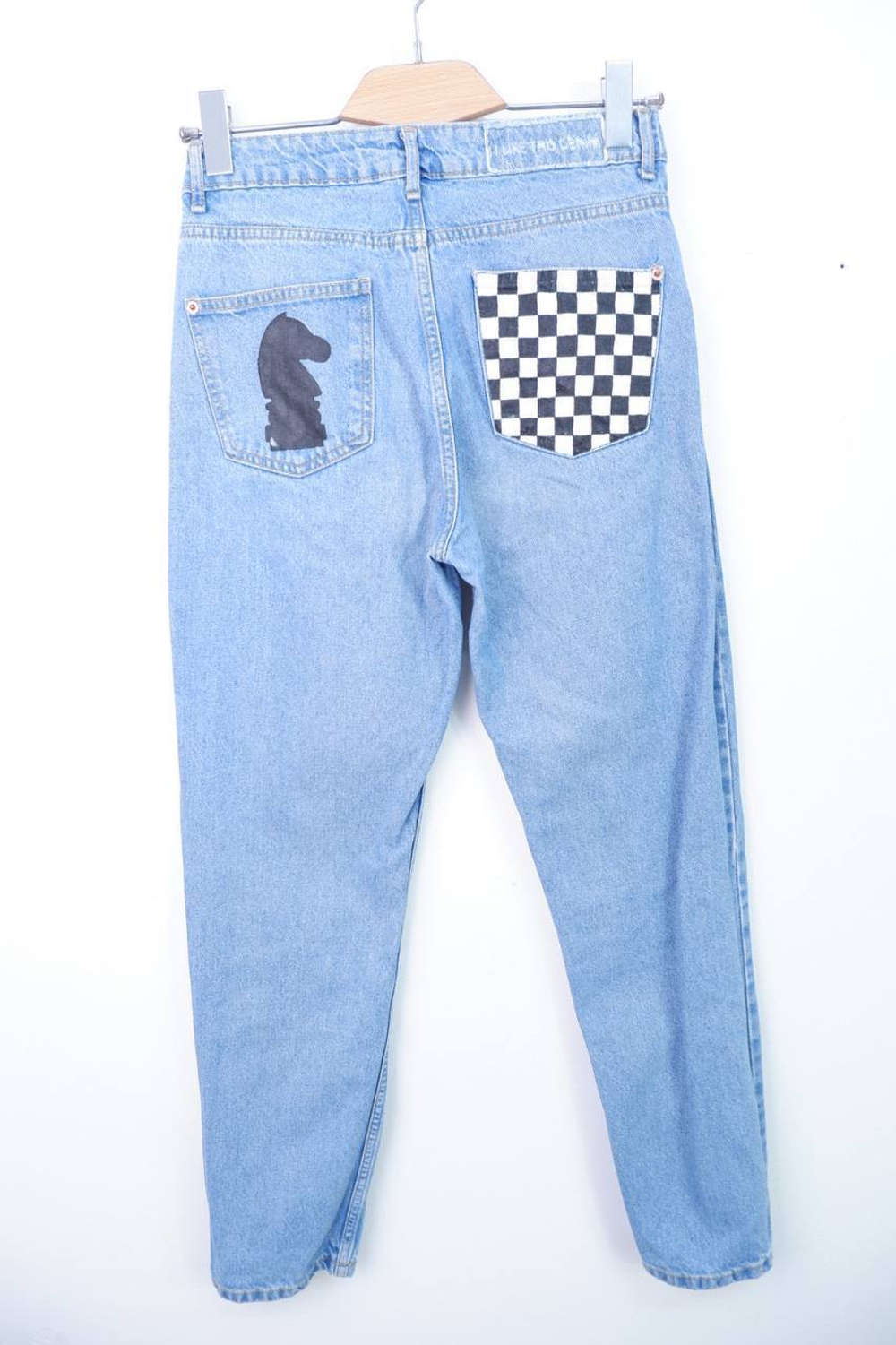 Джинсы Terranova свободного кроя, маркировка 38, визуально на 44 размер