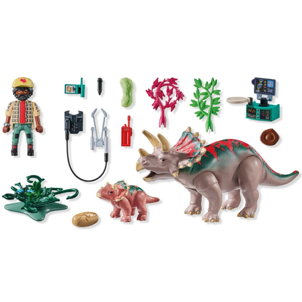 Playmobil Dinos 71821 Трицератопсы 29 деталей — фото 3