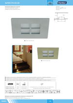 Мебельный светильник врезной KANLUX ALTER CTX-50+04-AB