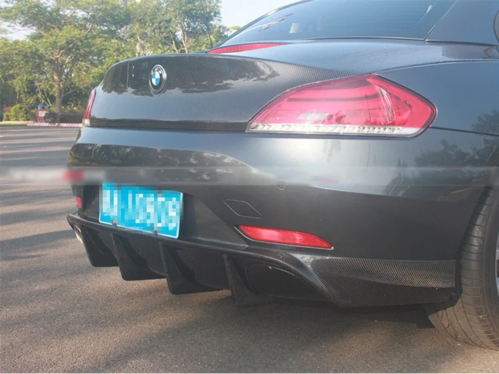 Карбоновый диффузор на BMW Z4 E89 БМВ Задний бампер