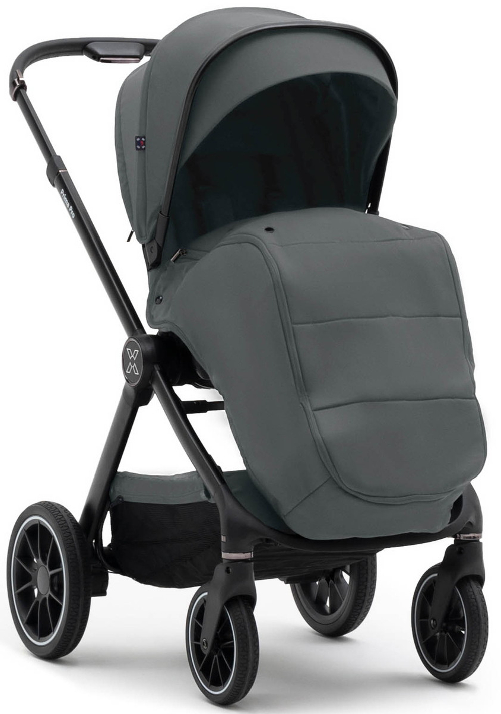 Коляска Agex Prima Pro 3 в 1 с автокреслом i-Safe S Grey APP633 Grey (Серый)