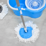 Набор для уборки "Happy Panda" (ведро с отжимом, швабра, две насадки из микрофибры), HP-MB02