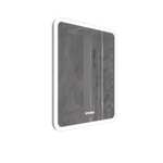 Зеркало MIXLINE "Стив-3" 600*700 (ШВ) сенсорный выключатель, часы + подогрев