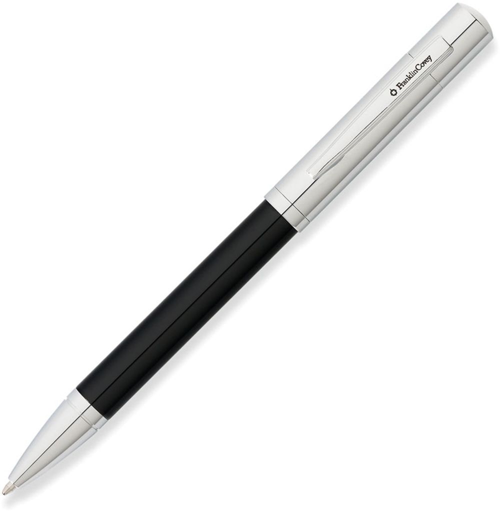 Шариковая ручка Franklin Covey Greenwich Black/Chrome в футляре (FC0022-4)