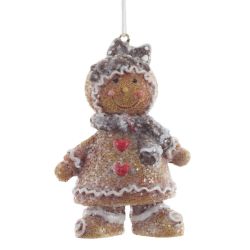 GAEM Фигурка декоративная подвесная "Пряничный человечек", L4,5 W3,5 H8 см, 2в.