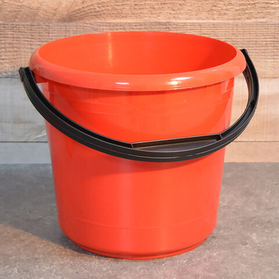 Ведро 6л "Элластик", цвет красный