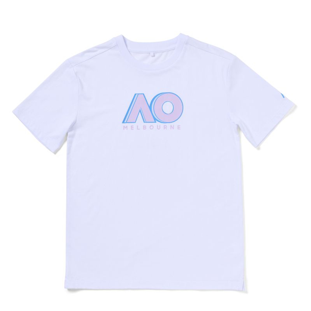 Футболка для девочки Australian Open Logo Tennis - white