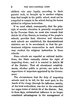 The Educational Code of the Prussian Nation, in Its Present Form | Anna Maria Goldsmid