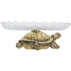Фруктовница-конфетница Черепаха - 7 Бронза