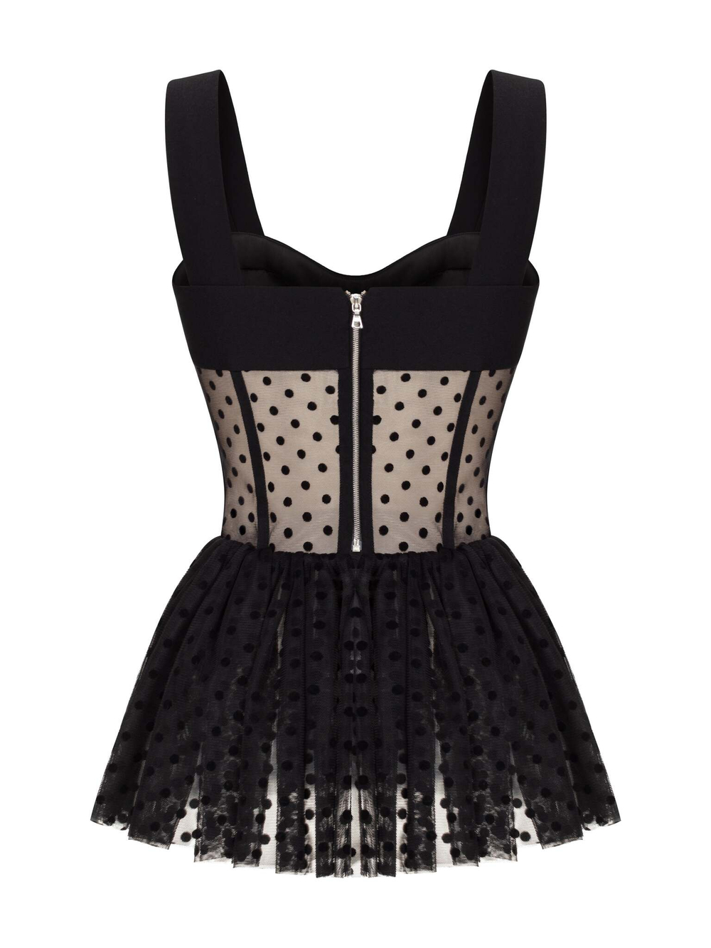 Топ в горох с баской