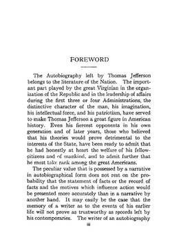 Autobiography of Thomas Jefferson. 1743-1790 | Thomas Jefferson; Paul Leicester Ford; George Haven Putnam
