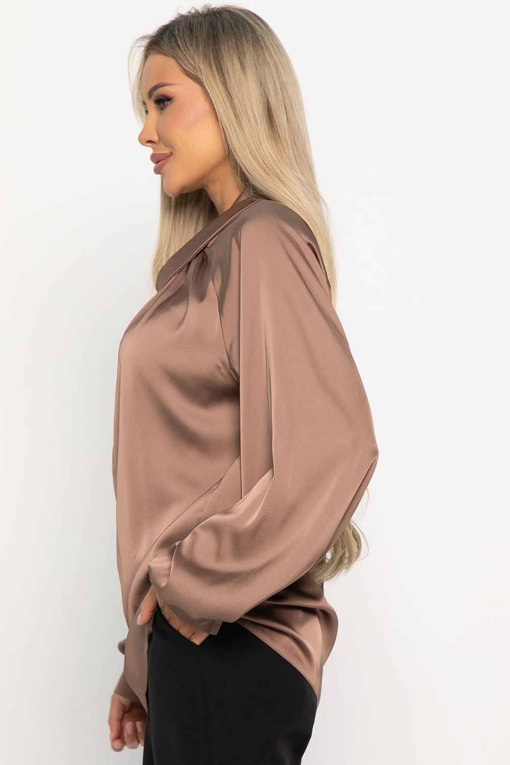 Блуза Элеонора (коричневая) Б14927-30М LT Collection