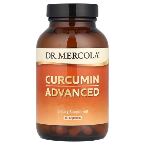 Dr. Mercola, Curcumin Advanced, куркумин, 90 капсул (500 мг в 1 капсуле)